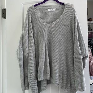 Carly Jean Los Angeles gray sweater
